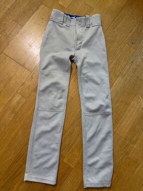 Mizuno pale grey baseball pants